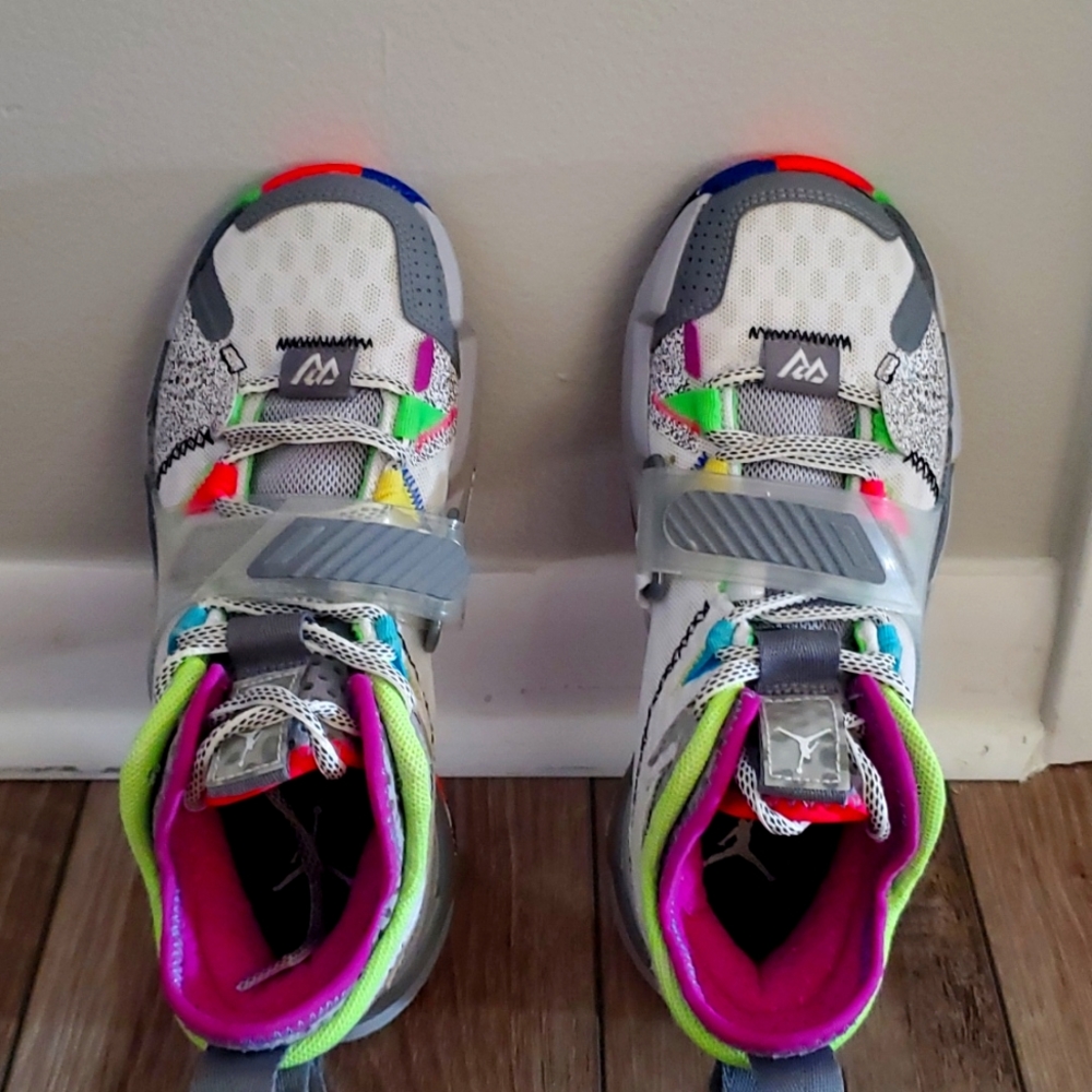 Nike Air Jordan Why Not? Athletic Shoes, Multi Color, Size 4Y